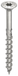 HECO TOPIX-Plus Spaanplaatschroef 8x180mm Platkop RVS Deeldraad HD-40 (100 stuks)