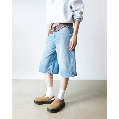 Dr. Martens ZebZag mule suède clogs Savannah Tan