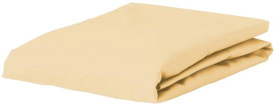 Essenza Minte Hoeslaken Yellow straw - 160x200 cm
