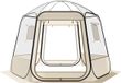 VEVOR Pop-up bubbeltent, 3 x 2,8 m, waterdicht en uv-bestendig, transparant, campingtent, buitentent, koepel, iglootent met ramen, 540° panoramisch uitzicht, voor 4-8 personen, terras, achtertuin