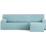 ECOMMERC3 Bankhoes voor chaise longue, kort hoekdeel rechts, bi-elastisch, ademend, hoes voor chaise longue-bank, marineblauw, elastische banden en schuimstof, bescherming tegen slijtage