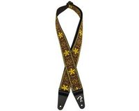 Fender Pasadena Geweven Gitaarband Yellow Wallflower