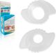 OEM Siliconen deurklinken - 2 stuks - Ronde deurknopgrepen - Antislip - Handgrepen voor senioren - Transparant