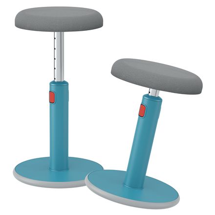 Leitz Ergo Cosy Actieve Zit/Sta Kruk - Blauw/Grijs