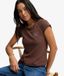 Superdry & Co Athletic Essentials Slub Graphic T-shirt Brown Size: 34