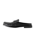 Next - Dames - Forever Comfort® leren muiltjes met ruches - Zwart