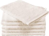 De Witte Lietaer Contessa Washandje - 16x22 cm - Set van 6 - Vanilla - Beige