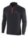 Black Crevice Heren Skirolli Zipper Shirt, zwart/rood, L