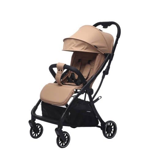 Cabino® Buggy Compact PLUS - Beige - Ultra Compact, Hand Luggage, Adjustable Backrest, 22kg