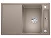 Blanco Silgranit spoelbak, 780x510 mm, tartufo, met accessoires