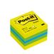 Post-it Notes Mini-kubus, 400 vellen, 51 mm x 51 mm, zelfklevende notitieblaadjes om mee te noteren, voor to-do-lijsten en als herinnering