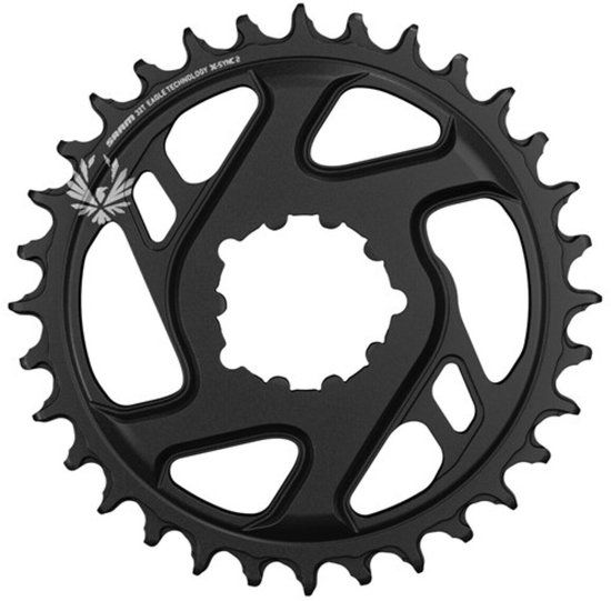 SRAM X-Sync Eagle CF Kettingblad 3mm, 12-speed, black