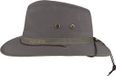 Hatland Campwood Katoenen Fedora Hoed Antraciet Maat S Unisex