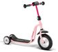 Vélo d'apprentissage R1 Retro, rose, 3 roues, adapté à partir de 2 ans, réglable de 85 à 105 cm
