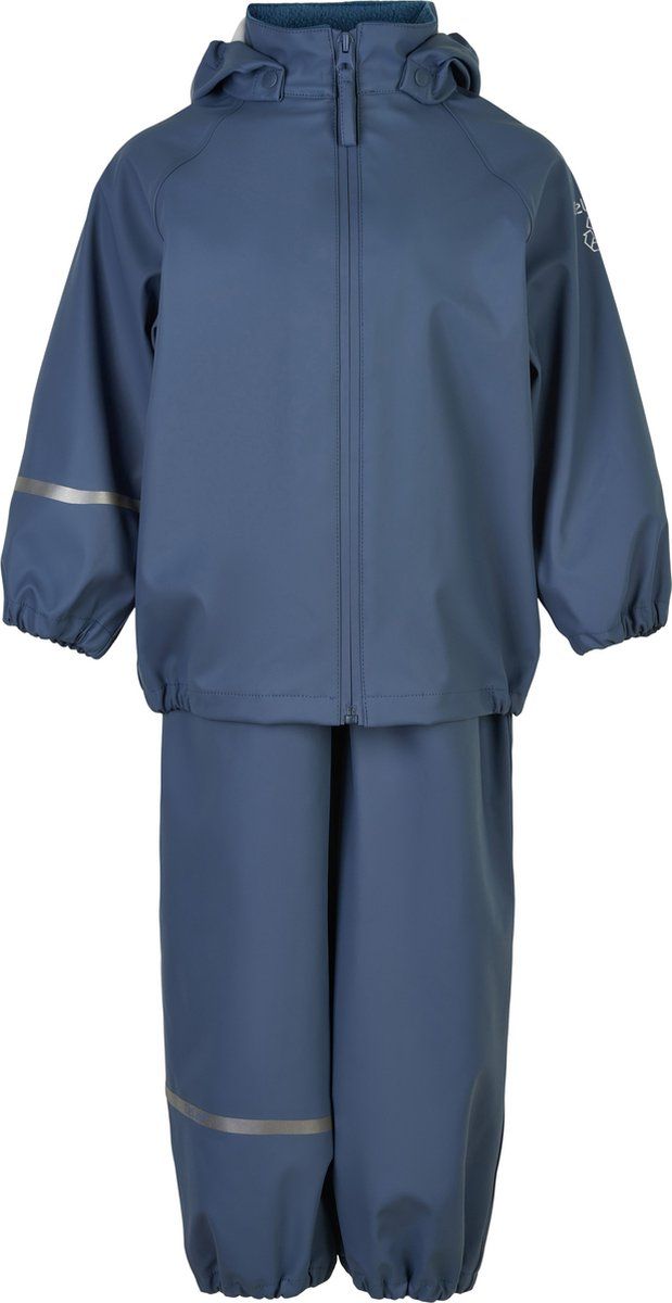 CELAVI - Regenpak Kinderen - Gerecycled - Porseleinblauw - Maat 110cm