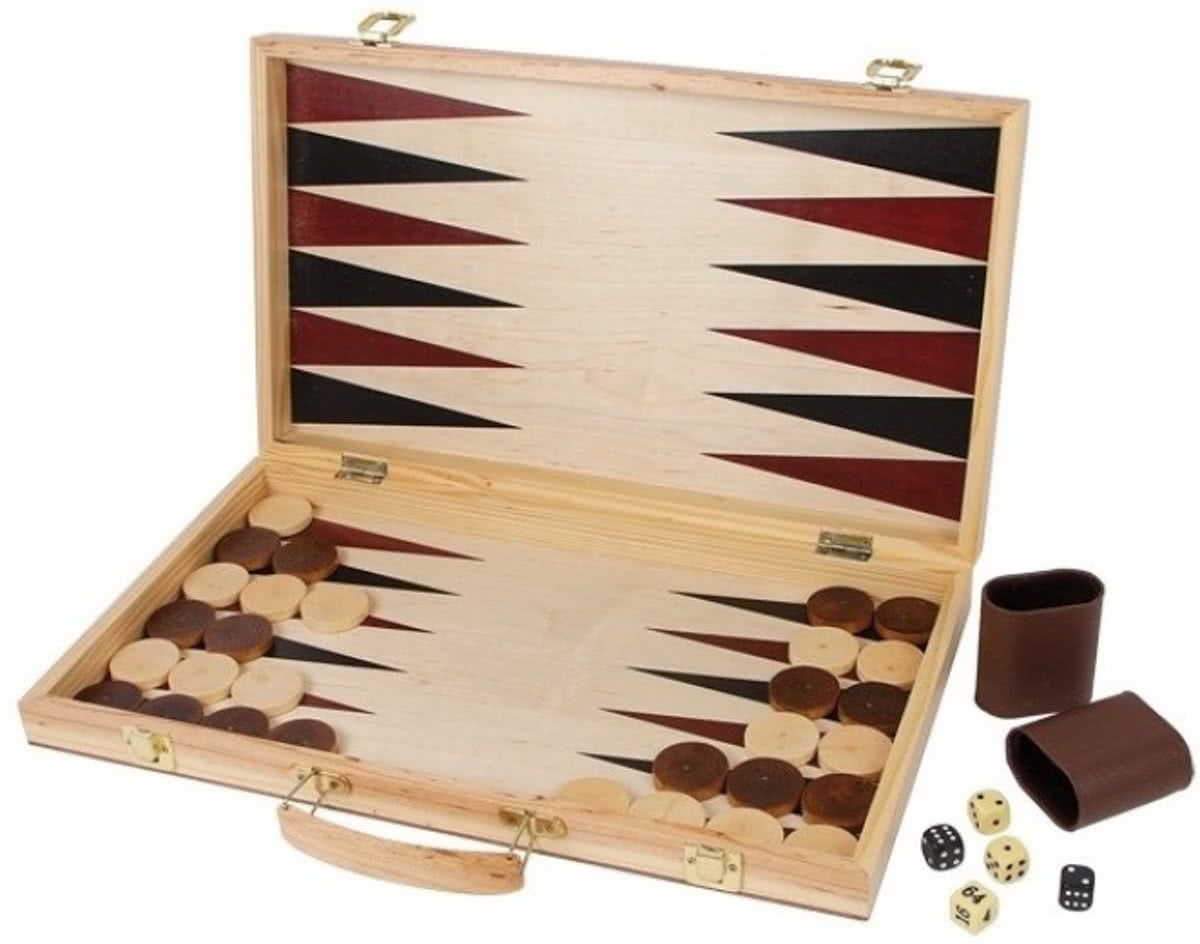 Small foot company Small foot Schaakspel en backgammon koffer 52 x 45 x 3 cm