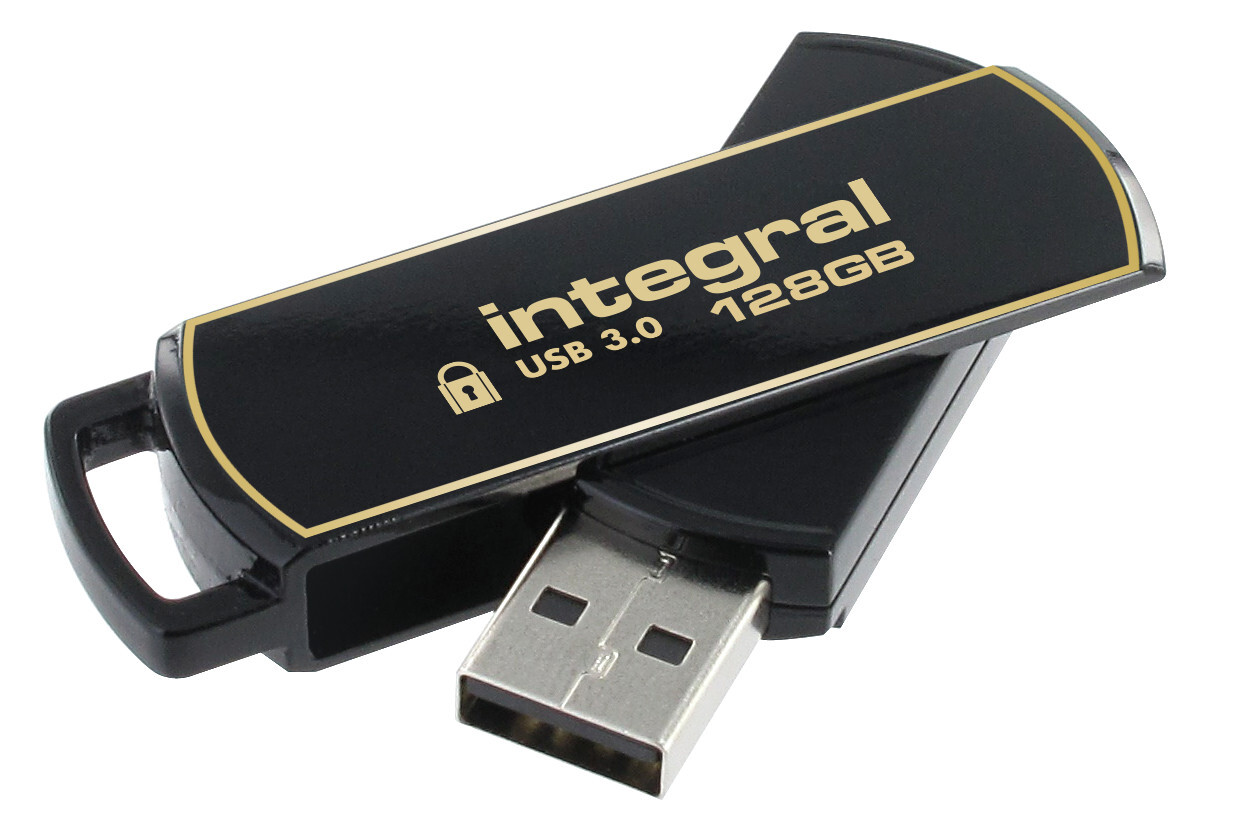 Integral 128GB Secure 360 Encrypted USB 3.0