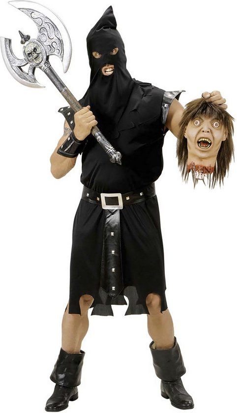 Halloween Beul Kostuum Mannen - Zwart - Maat L