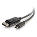 C2G 1,8m USB-C naar DisplayPort™-adapterkabel 4K 30Hz - zwart
