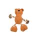 Les Doudous Martin Pluche dier met touw, 25 x 30 cm