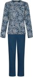 Pastunette Nordic Bloom Pyjama Katoen Interlock Blauw Maat 40