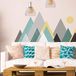 Muursticker Scandinavische reuzenbergen Nevada H60 x B90 cm