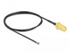 DeLOCK 12666 câble coaxial 0,5 m SMA MHF 4L LK Noir