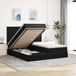 Prolenta Maison Exclusive - Ottomaans bedframe met matrassen, zwart, 180x200 cm, fluweel