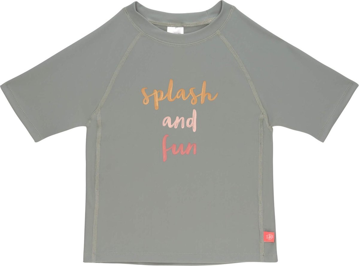 Lässig Splash & Fun Korte mouw Rashguard UV zwemshirt – Green maat 74/80 7-12 maanden