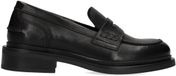 Manfield Femme Loafers en cuir noir Taille 37
