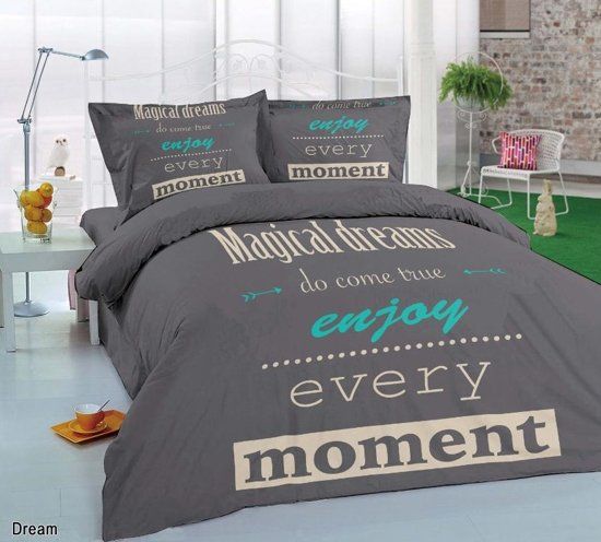 Dreamtime Dekbedovertrek Dream Lits-jumeaux 240x200/220 cm - Antraciet