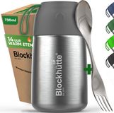 Blockhütte Thermische Lunchbox RVS 730 ml Zilver