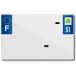 Top Plaq Blanco PVC nummerplaatstrip Top Plaq 51