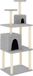 vidaXL Kattenmeubel met sisal krabpalen 167 cm lichtgrijs