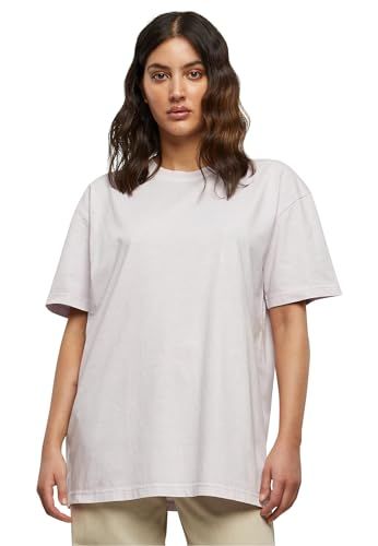 Build Your Brand Dames T-Shirt - Oversized Acid Wash Tee - Softlilac - XXL