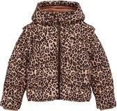 WE Fashion Meisjes Jas met capuchon 170/176 Light brown