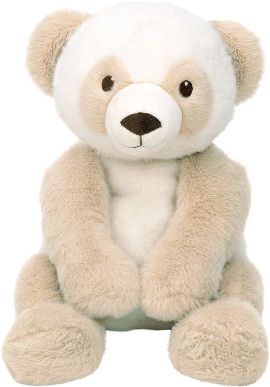 Happy Horse Panda Pinto Knuffel 40 cm - Wit/Beige