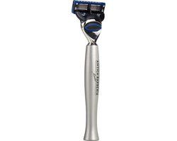 Gillette Fusion Antica Barberia Scheermes - Titanium - 5 Scheerbladen