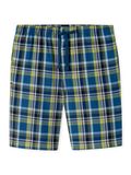 SCHIESSER Short Pyjamas Men Olive Green Checked Cotton