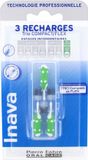 Inava Trio Borstels 3 Navullingen Voor Trio Compact/Flex (Maat : ISO6 2,2 mm)