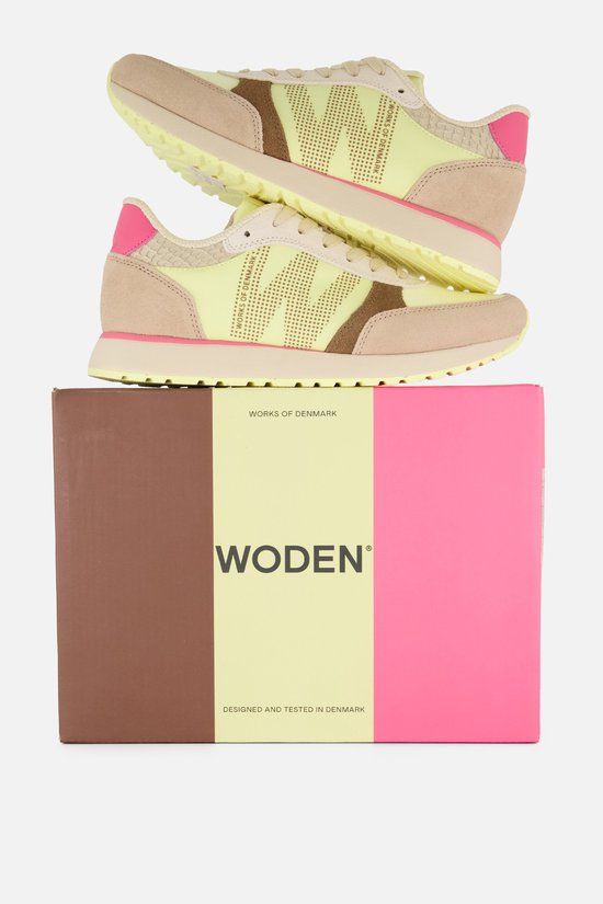 Woden Ronja Sneakers Tricolor Leer - Maat 41