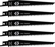 Reciprozaagbladen C.K T0821 Zaagzaagbladen 6 tpi, verpakking van 5 stuks Zaagbladlengte 150 mm
