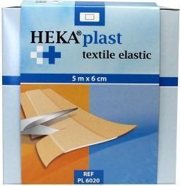 Hekaplast Dispenser 5 m x 6 cm textiel 1 ST