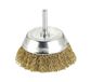 ALYCO 197642 Borstel voor boor, gegolfd, 75 mm, met schacht
