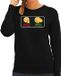 Bellatio Decorations Apres ski sweater voor dames - Zwart - XS
