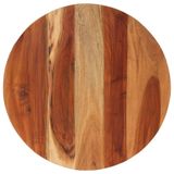 VidaXL Tafelblad rond 60 cm massief acaciahout