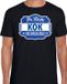 Bellatio Decorations Shoppartners Bv Cadeau t-shirt voor de beste kok voor heren - zwart met blauw - koks - kado shirt / kleding - vaderdag / collega XL