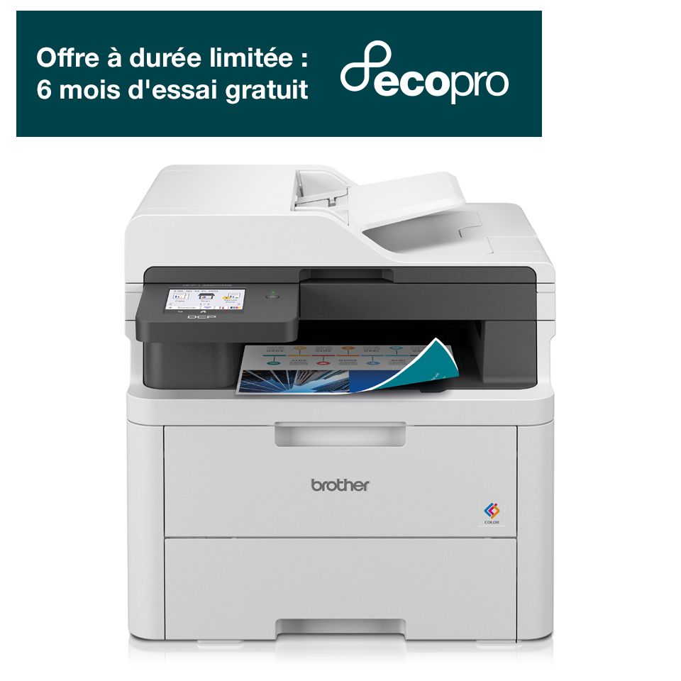 Brother DCP-L3560CDW - LED - A4 - 26 ppm - Wifi - All-in-One Color Laser Printer