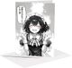 studio supernova - Kartonnen wenskaart - Manga Maid - BA12