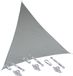 Hespéride Schaduwdoek Shae Driehoek Beige 3x3x3m